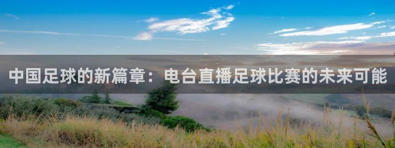  中国足球的新篇章：电台直播足球比赛的未来可能
