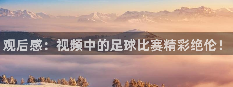 观后感：视频中的足球比赛精彩绝伦！